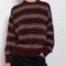 and daughter innes burgundy stripe