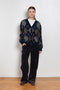and daughter argyle cardigan navy