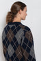 and daughter argyle cardigan navy