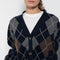 and daughter argyle cardigan navy