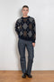 and daughter argyle crewneck navy