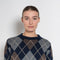 and daughter argyle crewneck navy