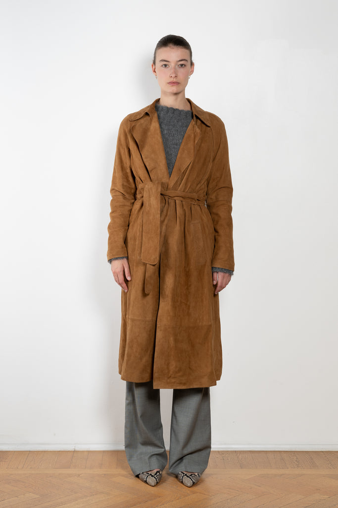Arma Yava coat suede brown