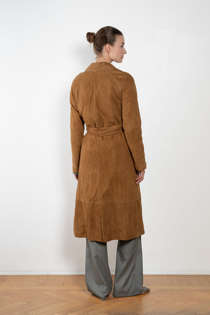 Arma Yava coat suede brown