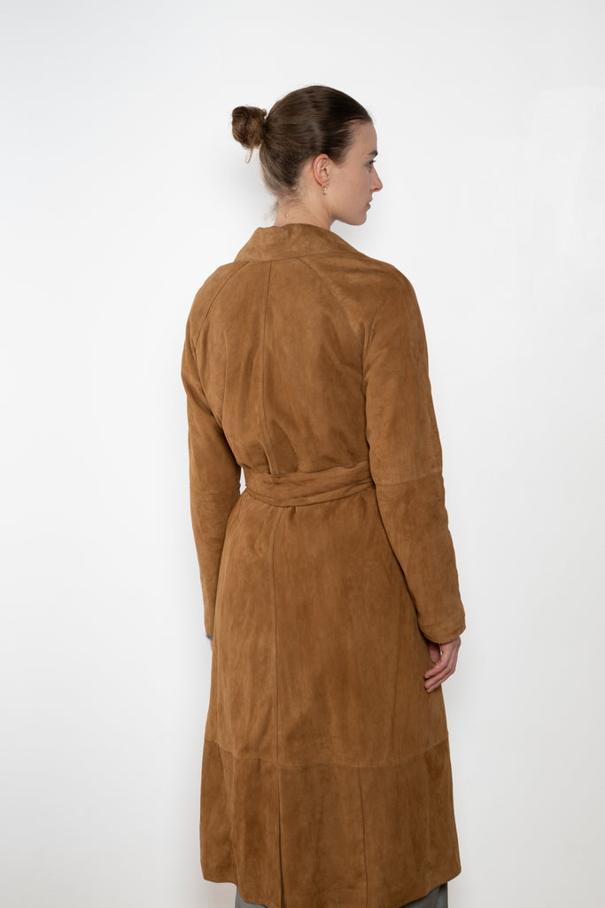 Arma Yava coat suede brown