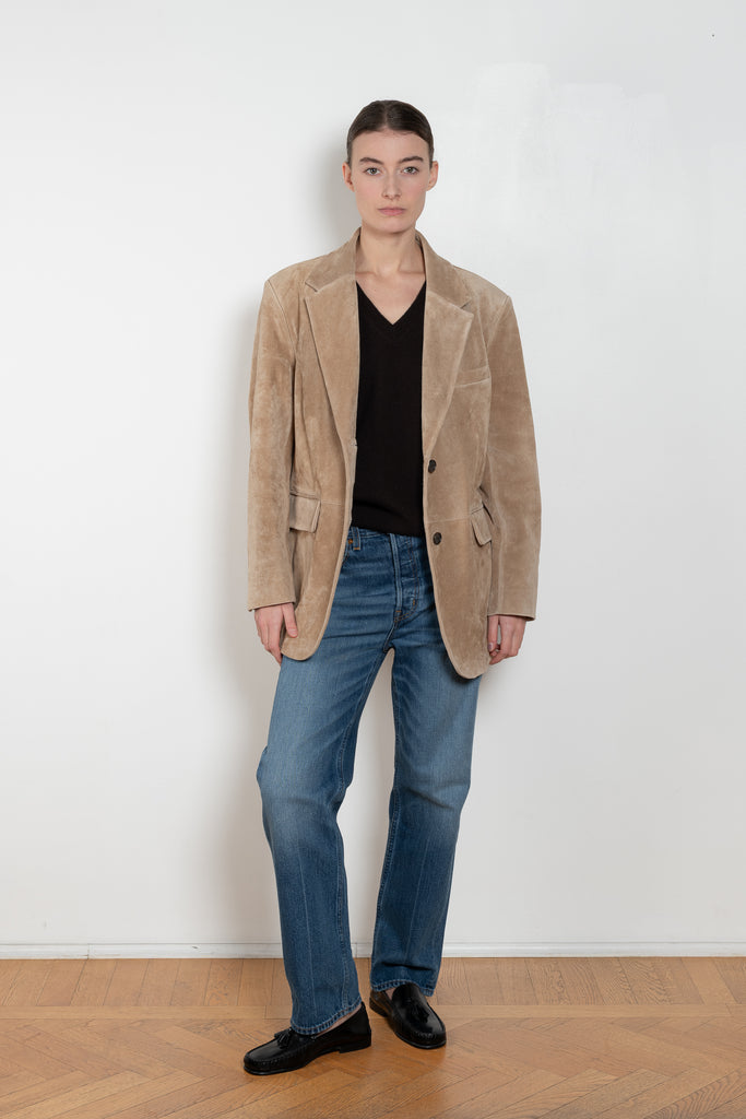 arma benny suede blazer