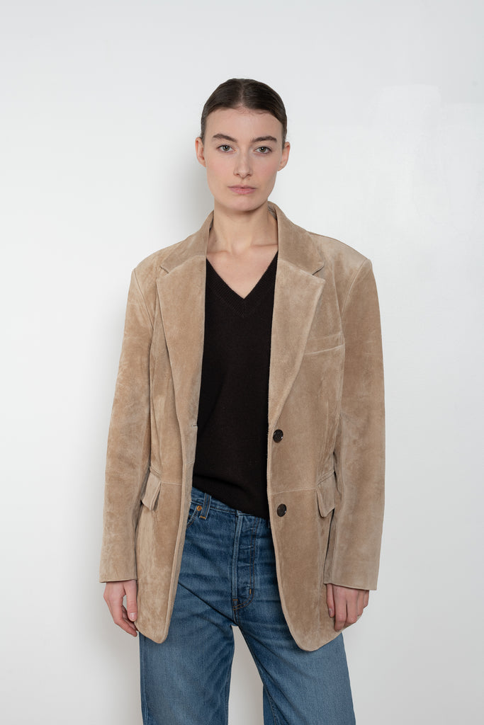arma benny suede blazer