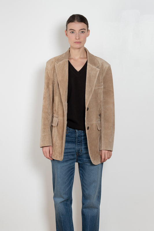 arma benny suede blazer