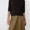 Arma Eleni Leather Pleated Skirt