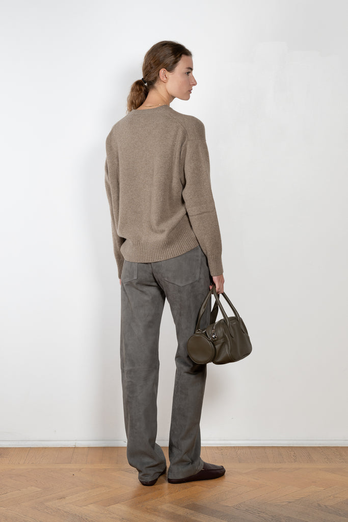 Arma Jean Suede Straight Trouser