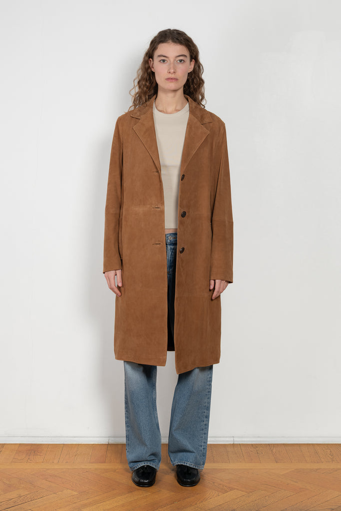 arma jella suede coat