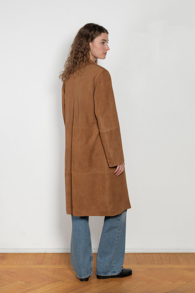 arma jella suede coat