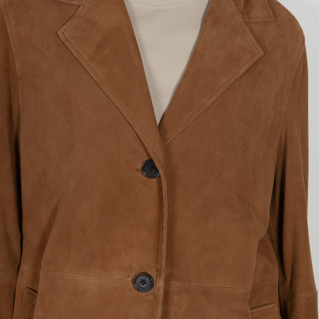arma jella suede coat