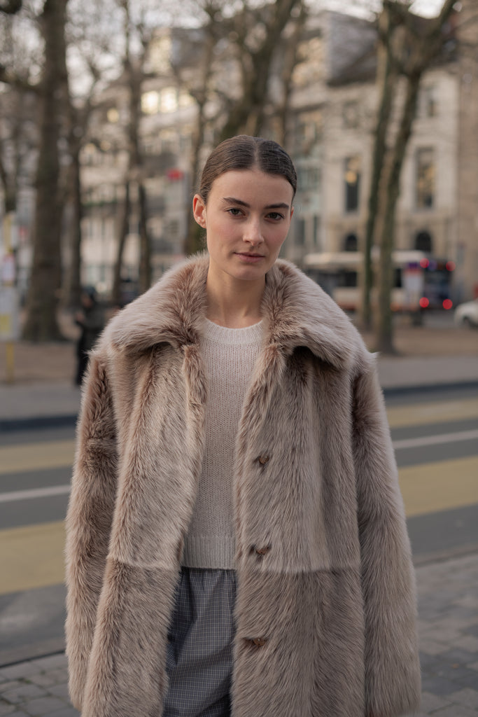 arma verena reversible coat shearling