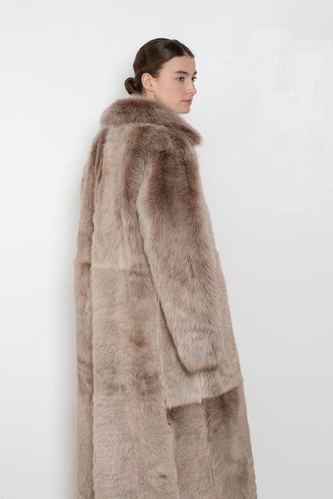 arma verena reversible coat shearling