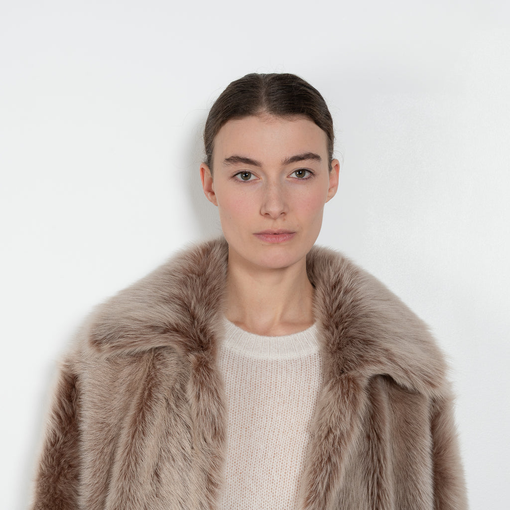 arma verena reversible coat shearling
