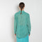 The Airy Light Cotton Shirt by Auralee is an extremely light cotton voile shirt with a gingham check