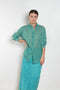 The Airy Light Cotton Shirt by Auralee is an extremely light cotton voile shirt with a gingham check