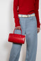 Auralee Leather Boston Bag red