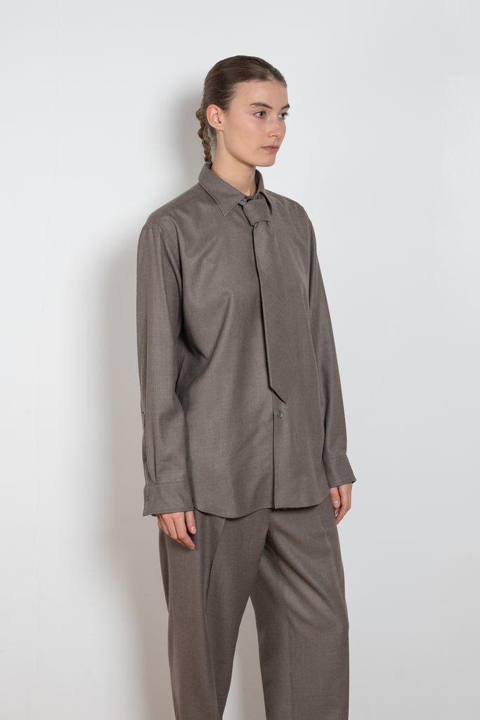 auralee light wool shirt