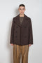 auralee peacoat brown