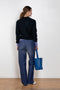 Auralee Sheer Knit Skipper Polo