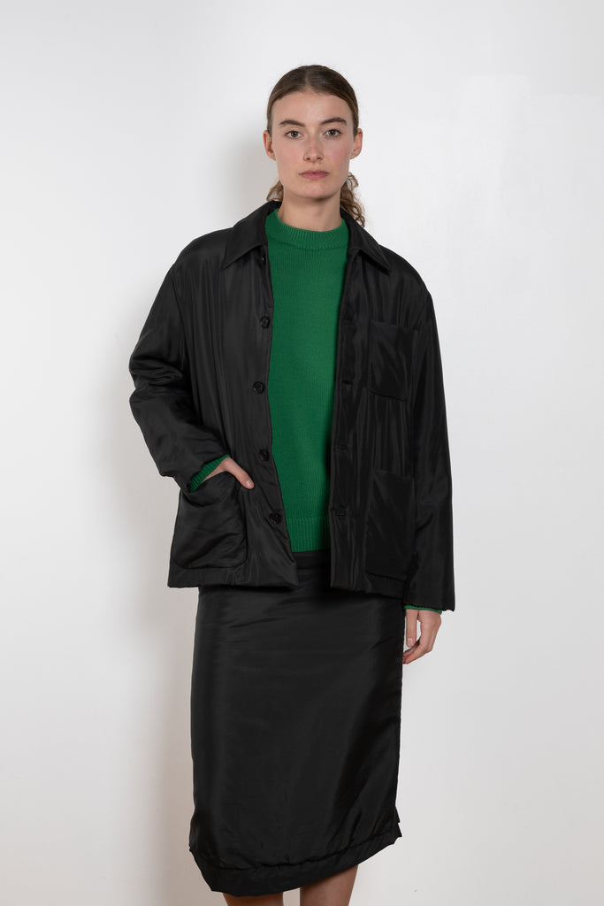 Auralee Silk Padded Blouson