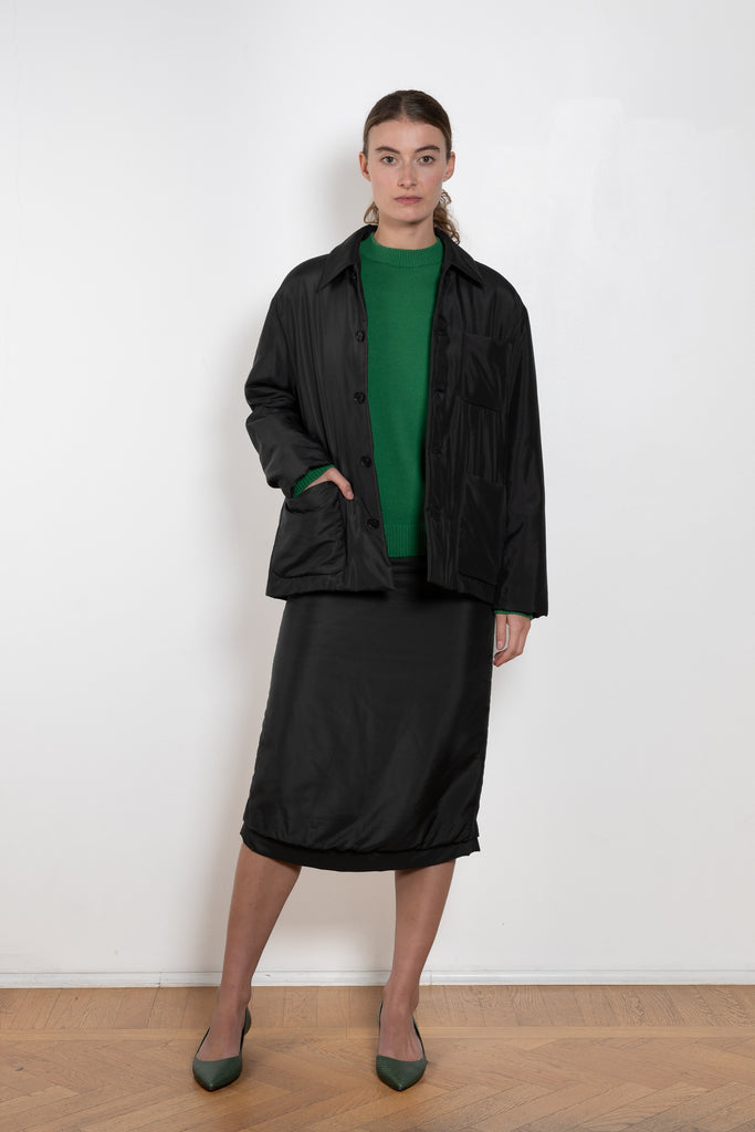 Auralee Silk Padded Blouson