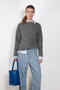 Auralee Tweed Knit Boatneck