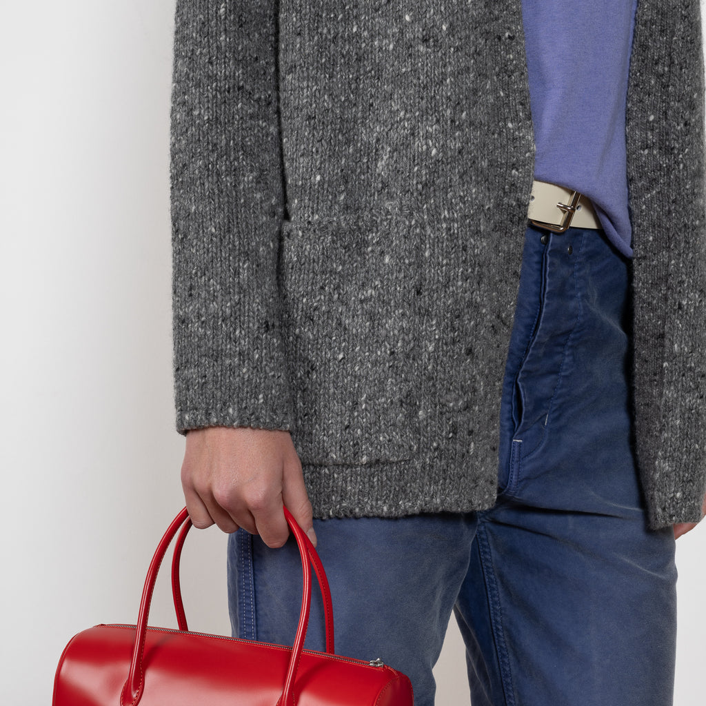 Auralee Tweed Knit Cardigan