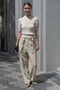 The Cashmere Knit Tshirt by Auralee is a short sleeved knit top in a super soft yet chunky cashmere knit