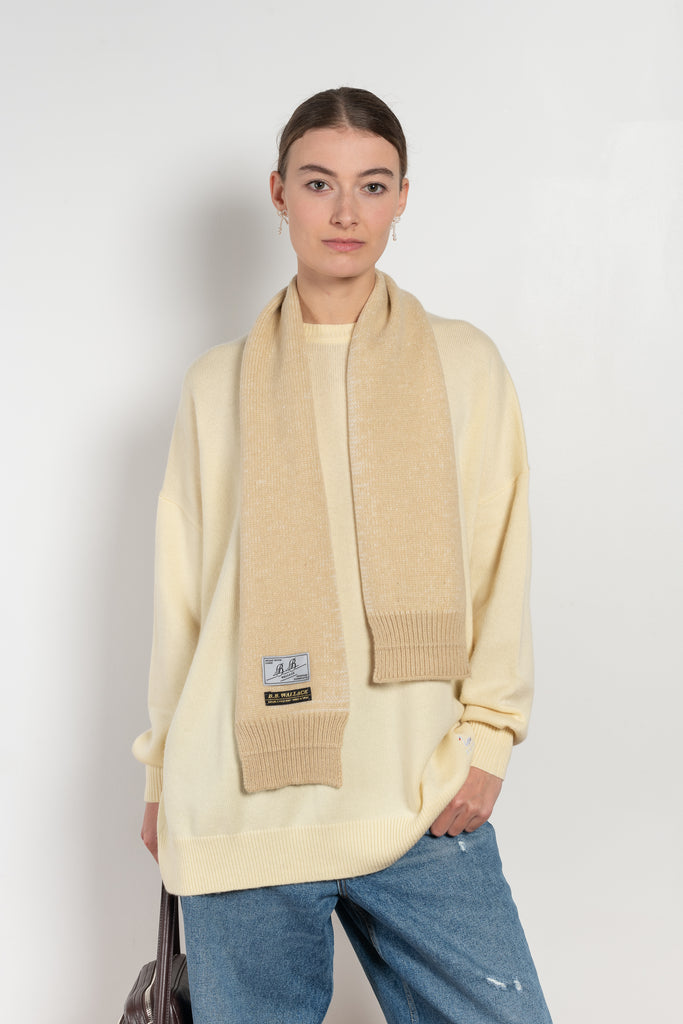 bbwallace oldenburg sweater pale yellow