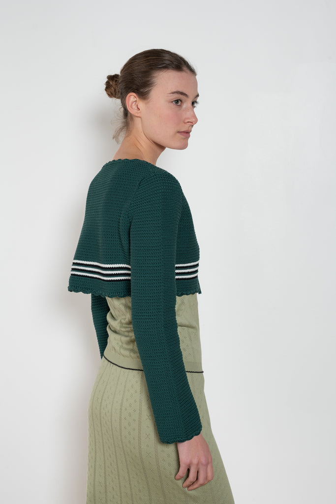 B B Wallace Eggleston Crochet Top