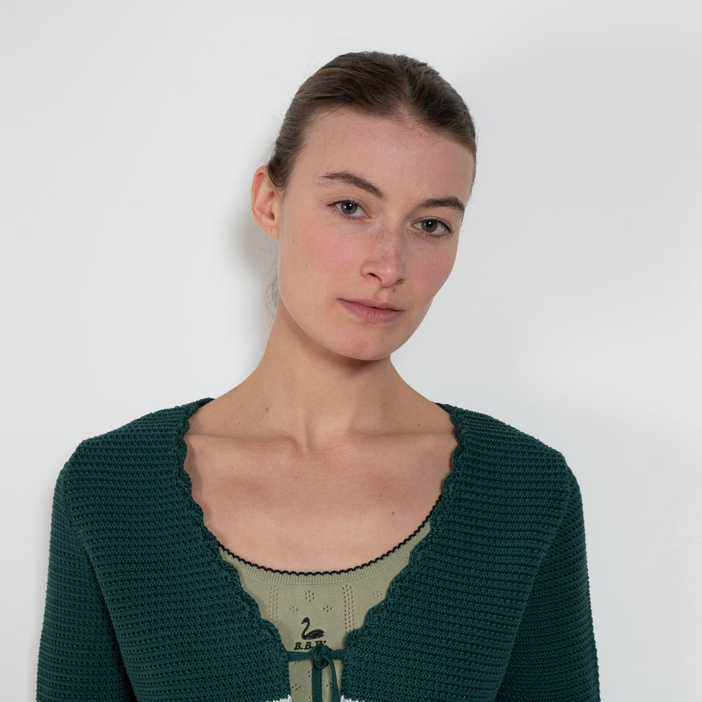 B B Wallace Eggleston Crochet Top