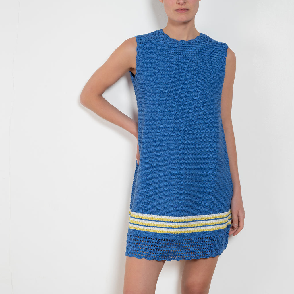 B B Wallace Reinhardt Crochet Dress