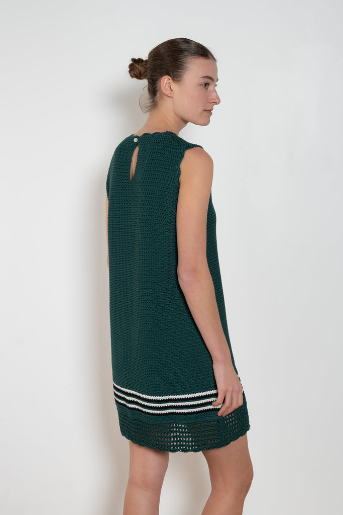 B B Wallace Reinhardt Crochet Dress