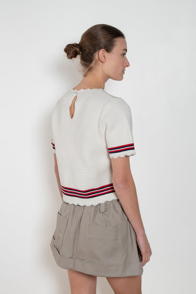 B B Wallace Turrel Crochet Top