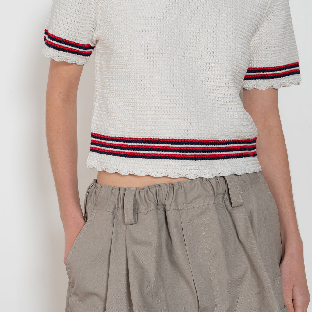 B B Wallace Turrel Crochet Top