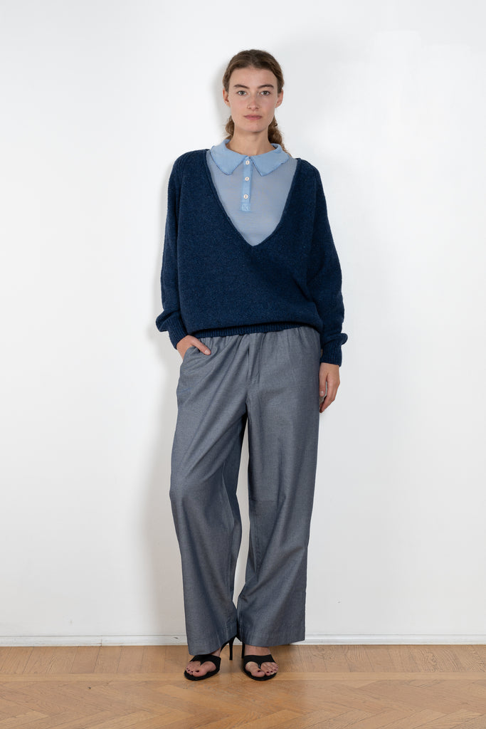 Baserange Claude pants dark denim