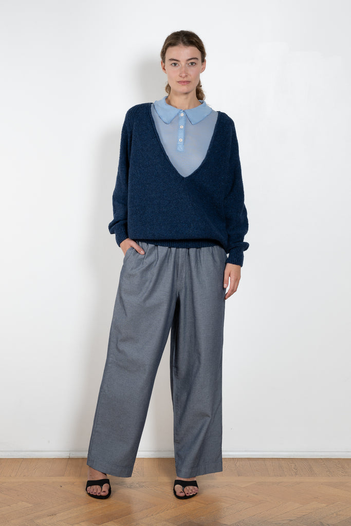 Baserange Claude pants dark denim
