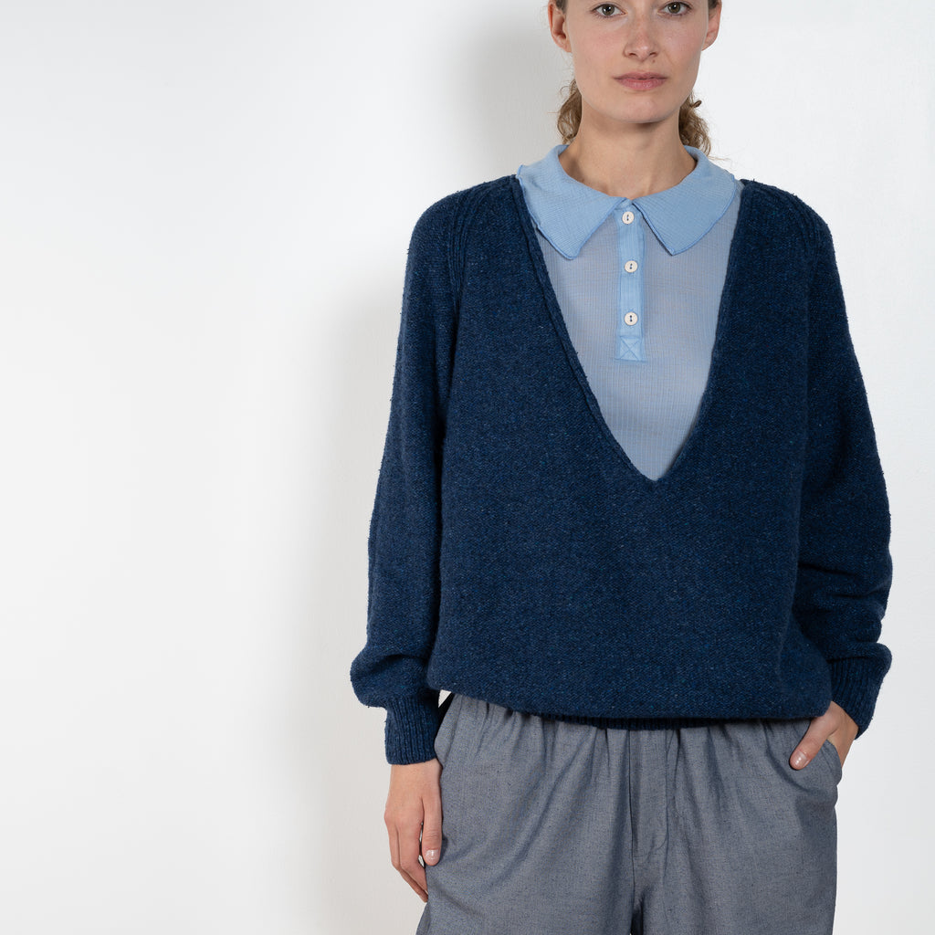Baserange Claude pants dark denim
