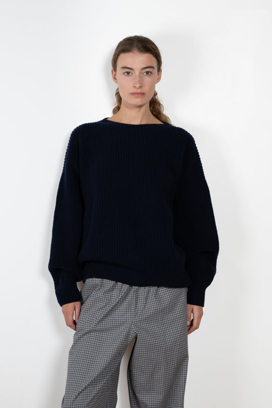 Baserange Mea sweater navy