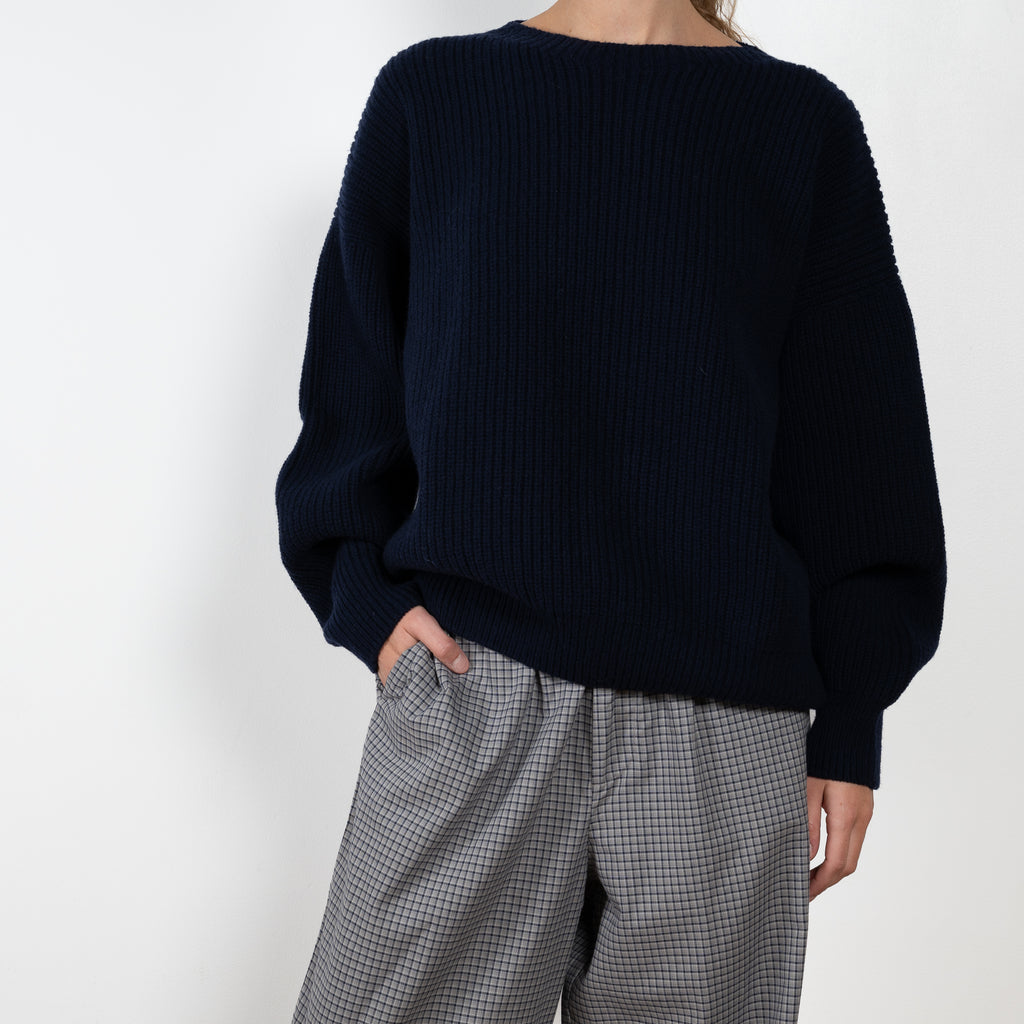 Baserange Mea sweater navy