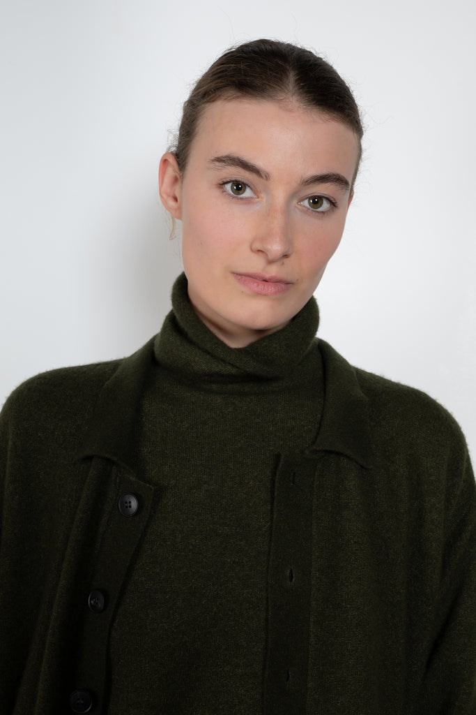 Bielo Cashmere Silk Polo Cardigan