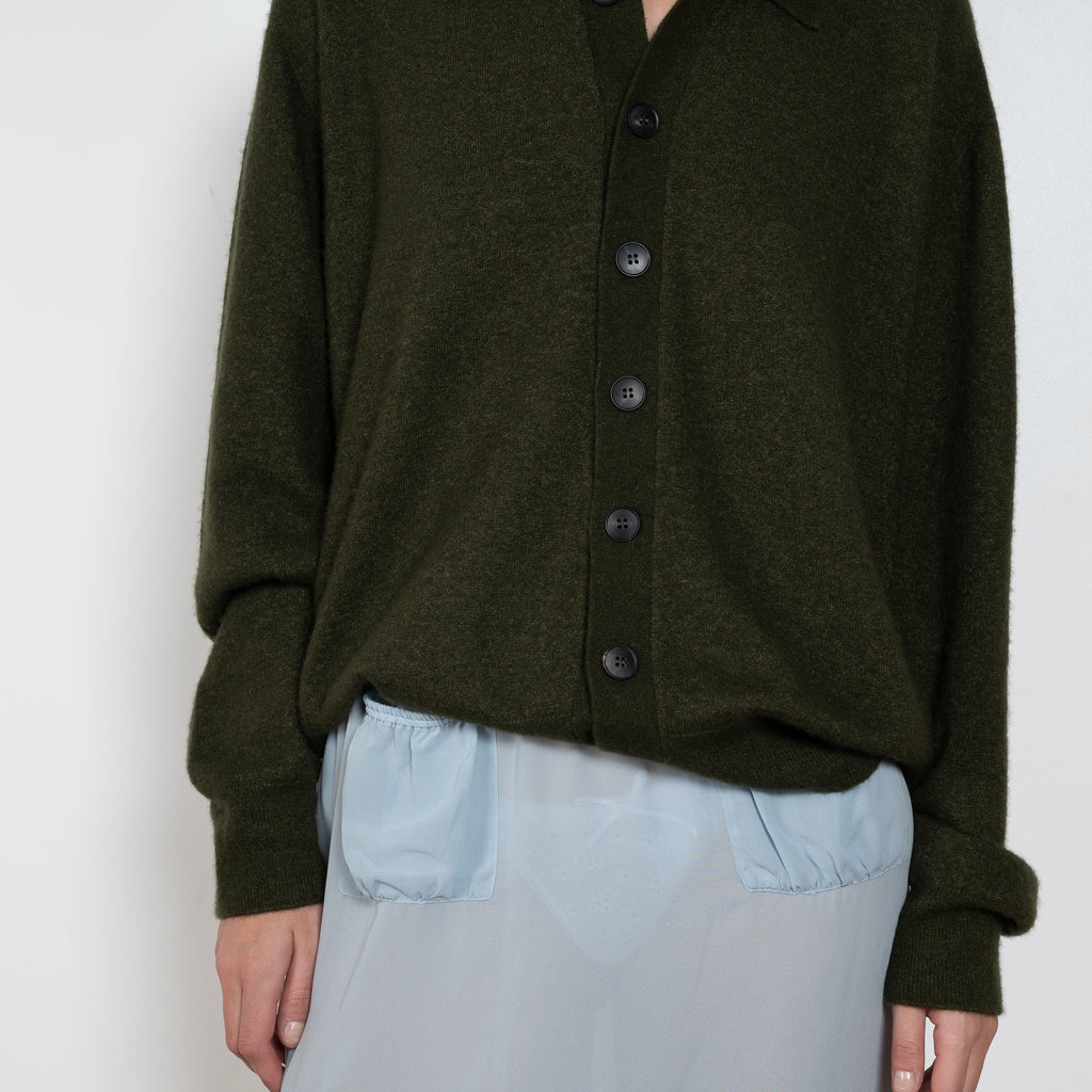 Bielo Cashmere Silk Polo Cardigan