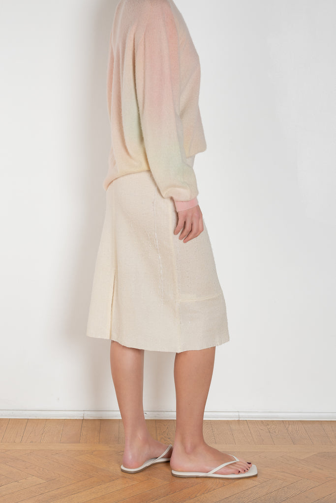 Bielo Silk Knit Midi Skirt