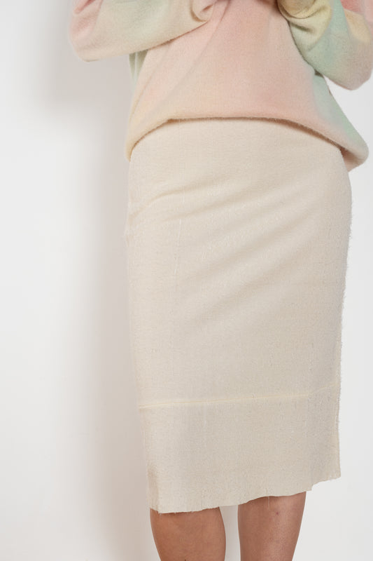 Bielo Silk Knit Midi Skirt