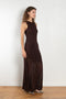 The Spacia Tank Dress by Bite is crafted from a soft, lustrous, and subtly textured jersey, featuring a sleek double bodice that flares into a single-layer skirt below the hips