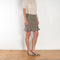 The Arista Flared Skirt by Bite is crafted from high-quality houndstooth check wool with a subtle fluted hem and an invisible side seam closure