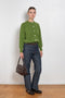 bite curved cotton denim